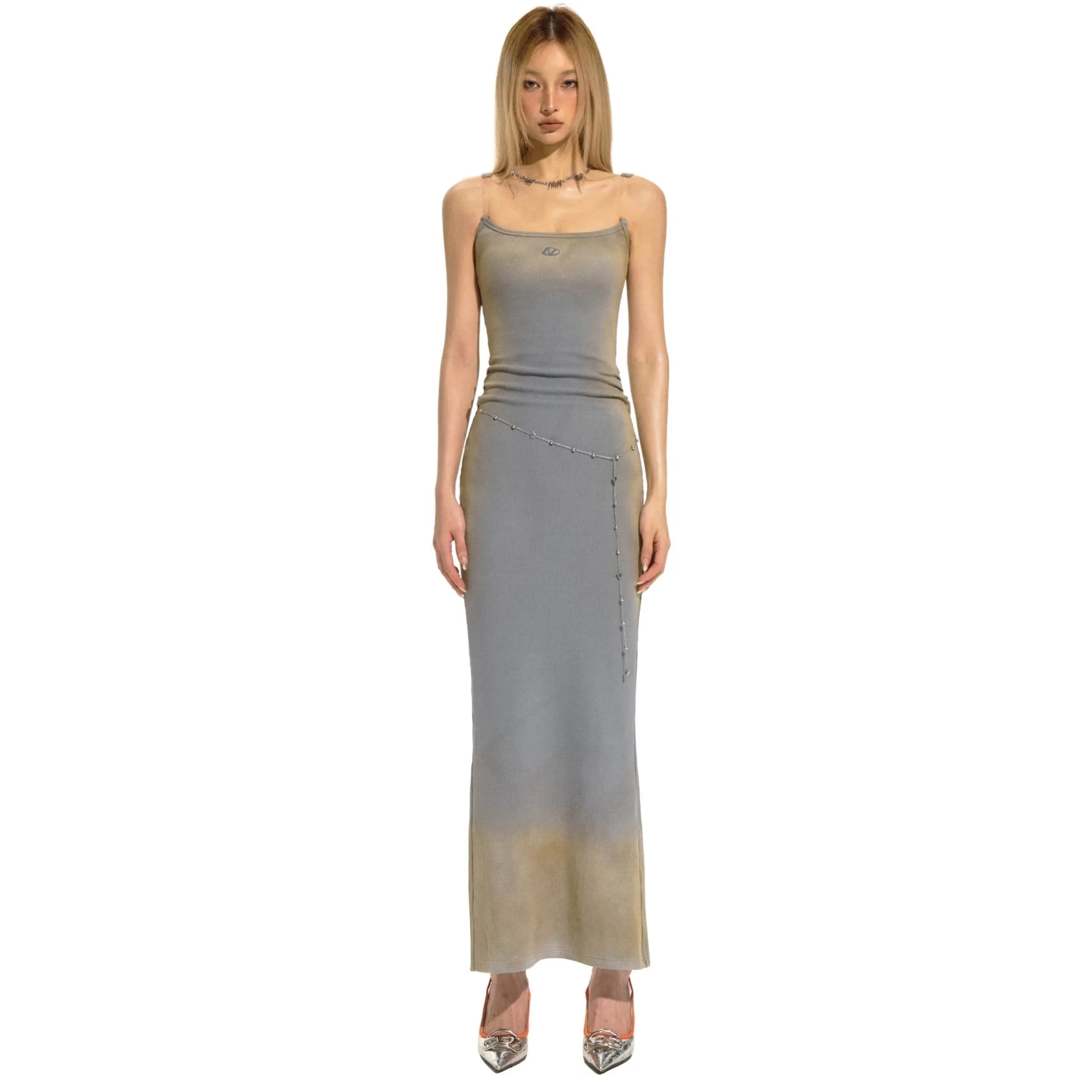 Mud-dyed Mermaid Knit Dress