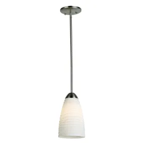 Opal Glass Rod Pendant Light