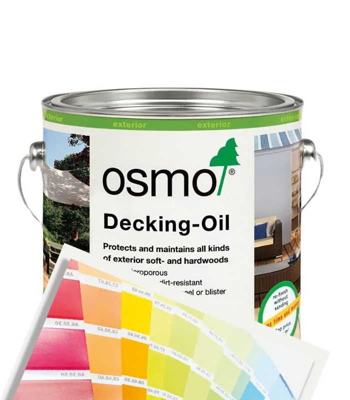 Osmo Decking Oil Satin - Tinted Colour Match