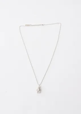 Pave Teddy Bear Necklace