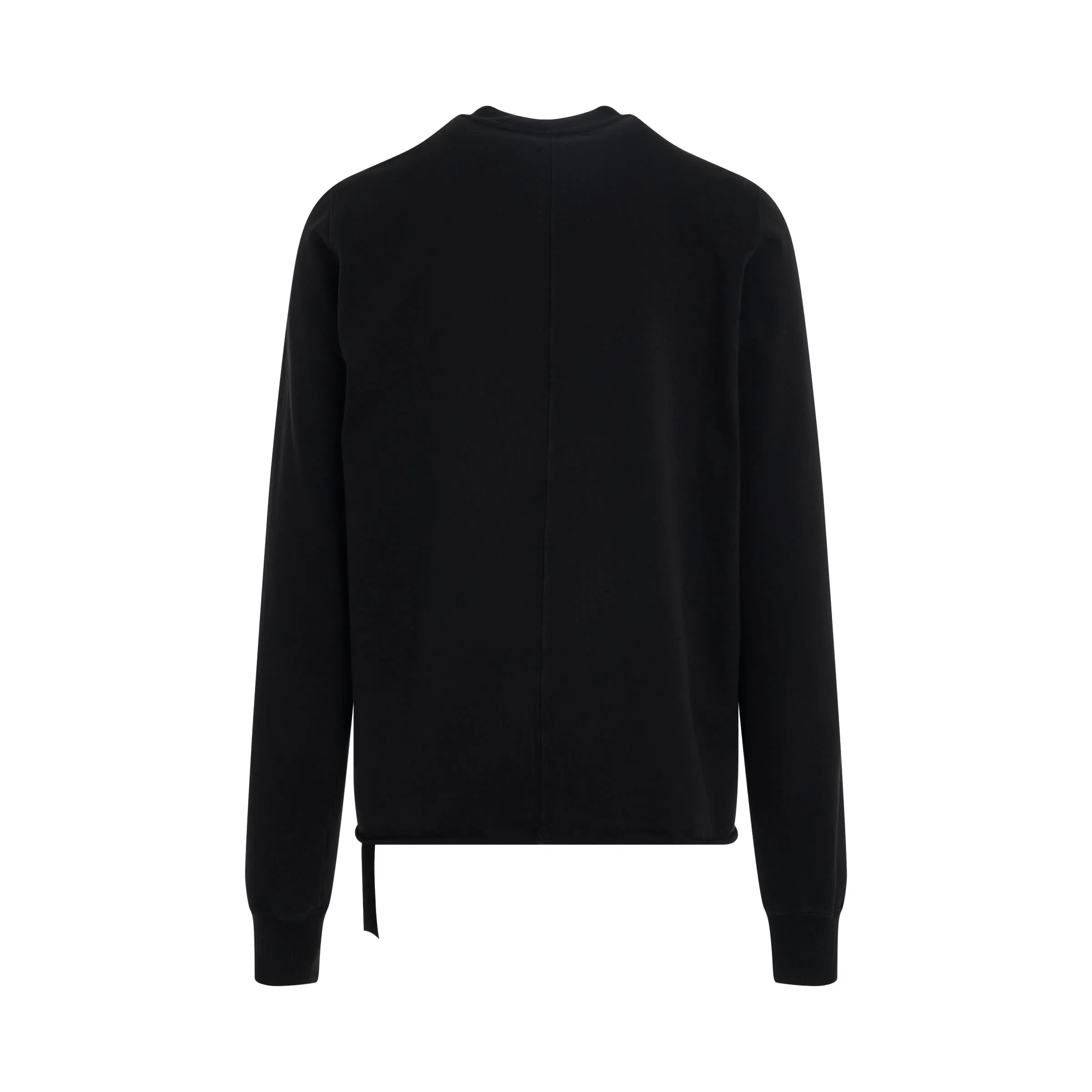 Pentagram Print Crewneck Sweatshirt in Black/Milk