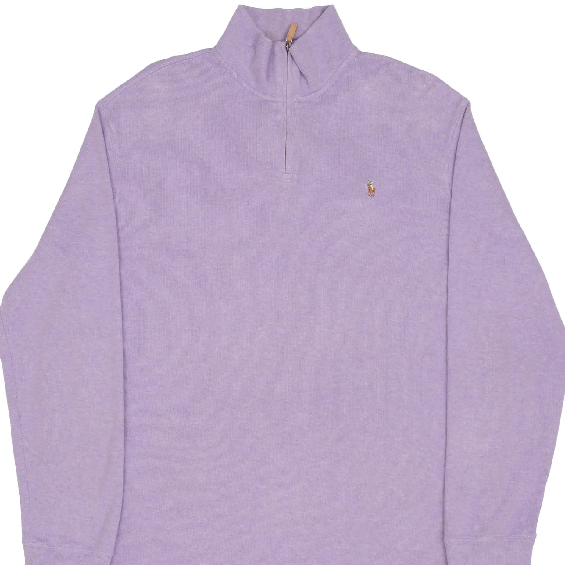 POLO RALPH LAUREN MAUVE QUARTER 1/4 ZIP SWEATER SIZE 2XL