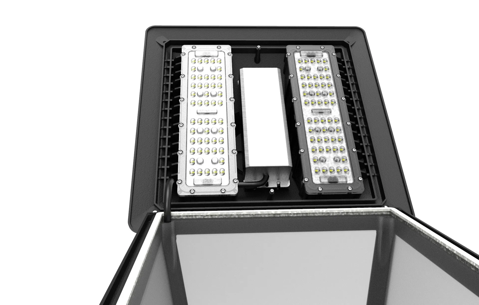 Power and Color Selectable 60W/80W/100W LED Post Top Lantern