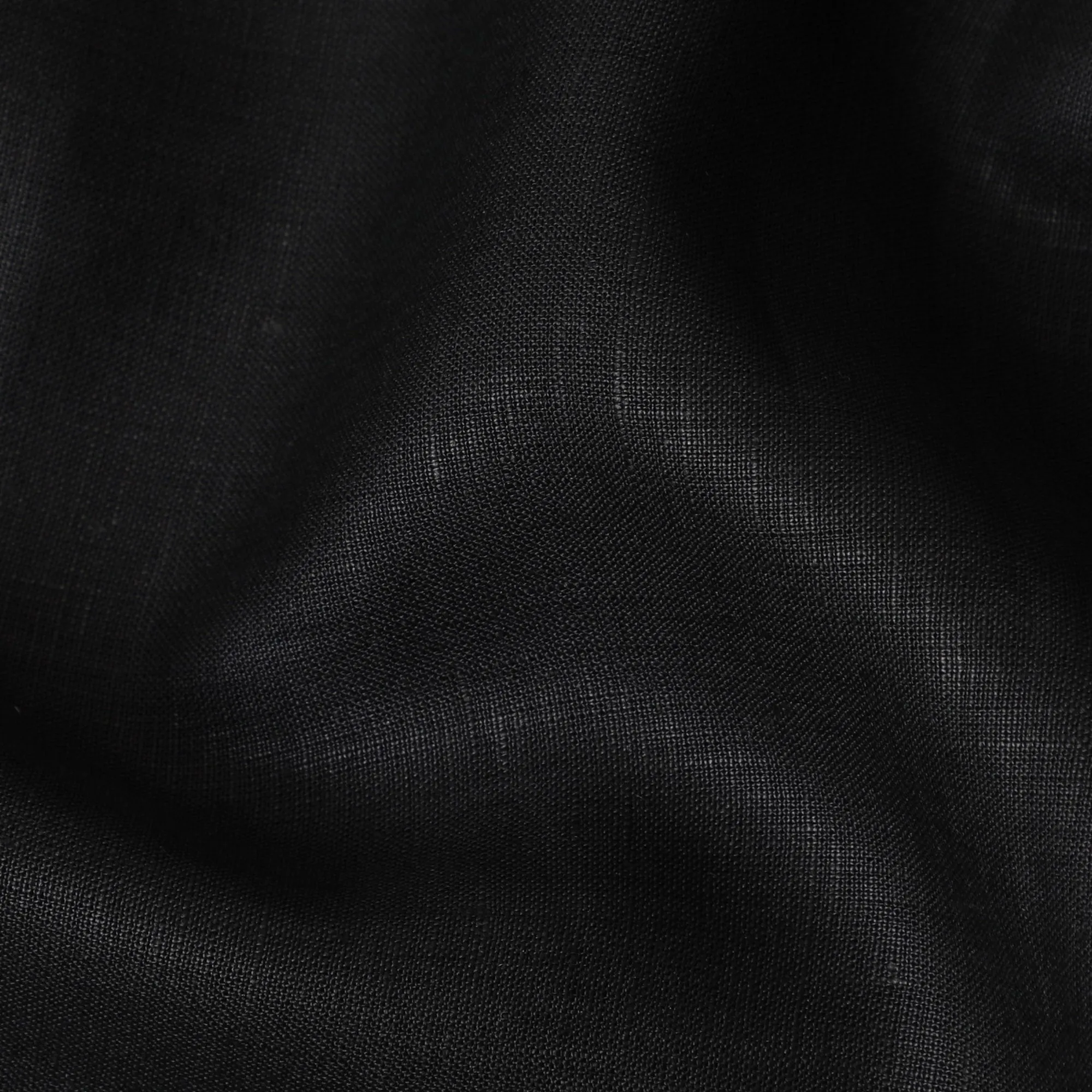 Premium Black Pure Linen Fabric, 60 Lea, 150 cm Width-D20128