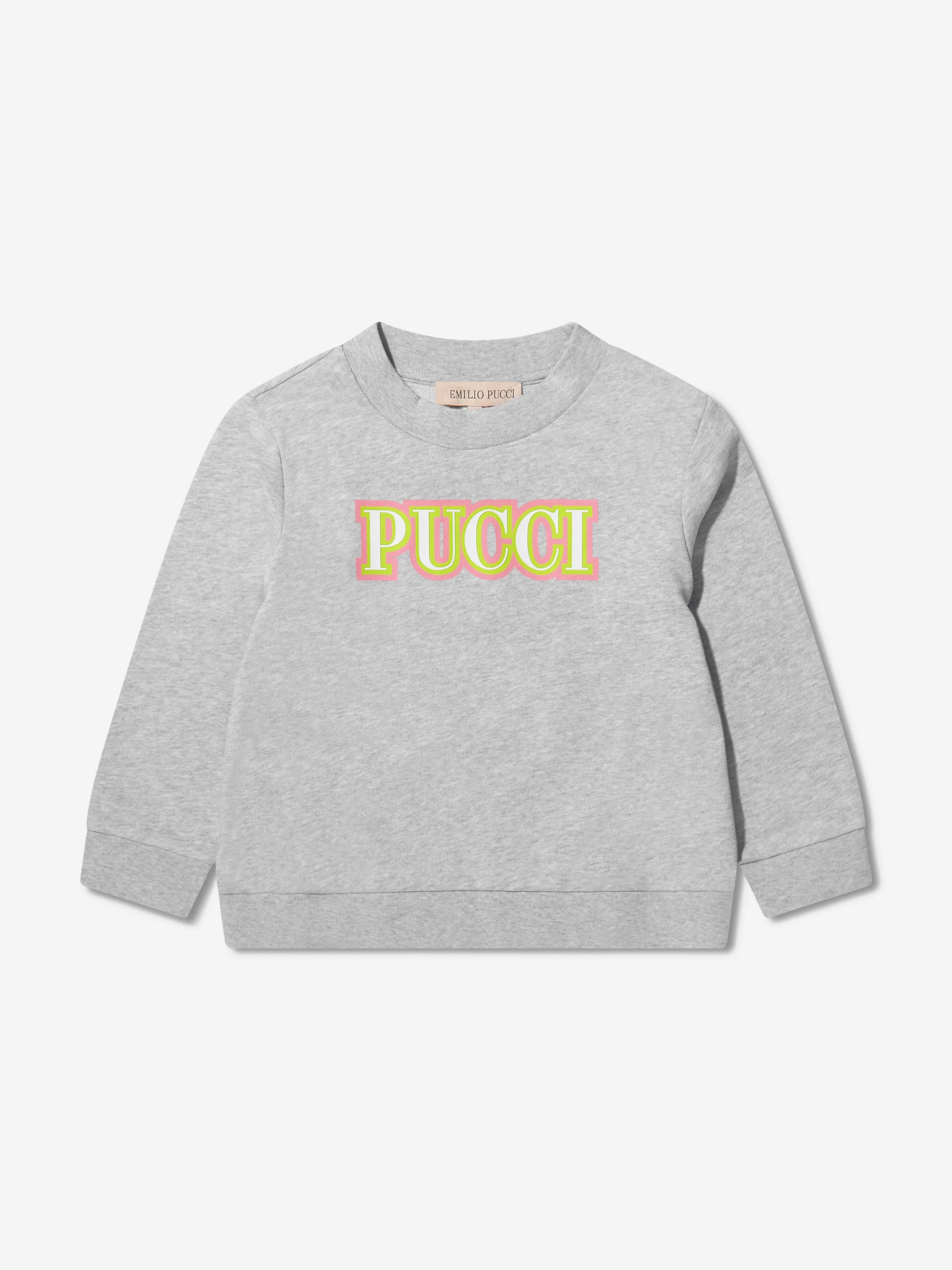 Pucci Girls Chest Logo Sweatshirt