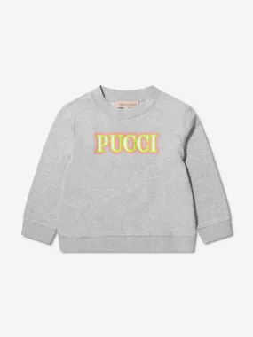 Pucci Girls Chest Logo Sweatshirt