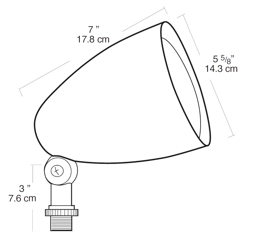 RAB Lighting HB101 PAR38 Bullet Floodlight