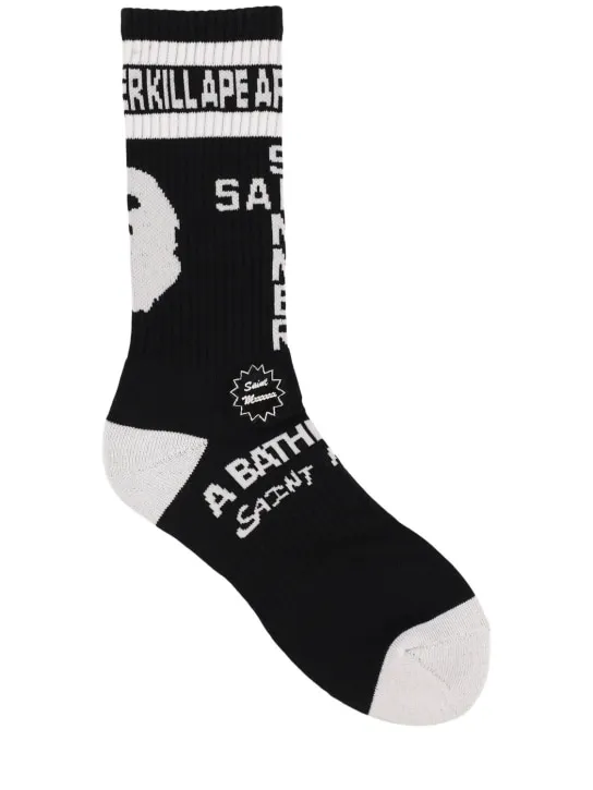 Saint Michael   A Bathing Ape X Saint MX6 socks 