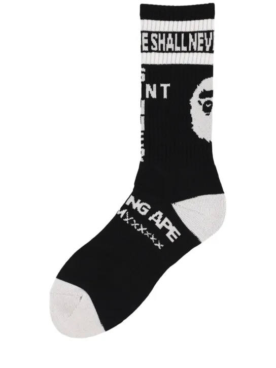 Saint Michael   A Bathing Ape X Saint MX6 socks 