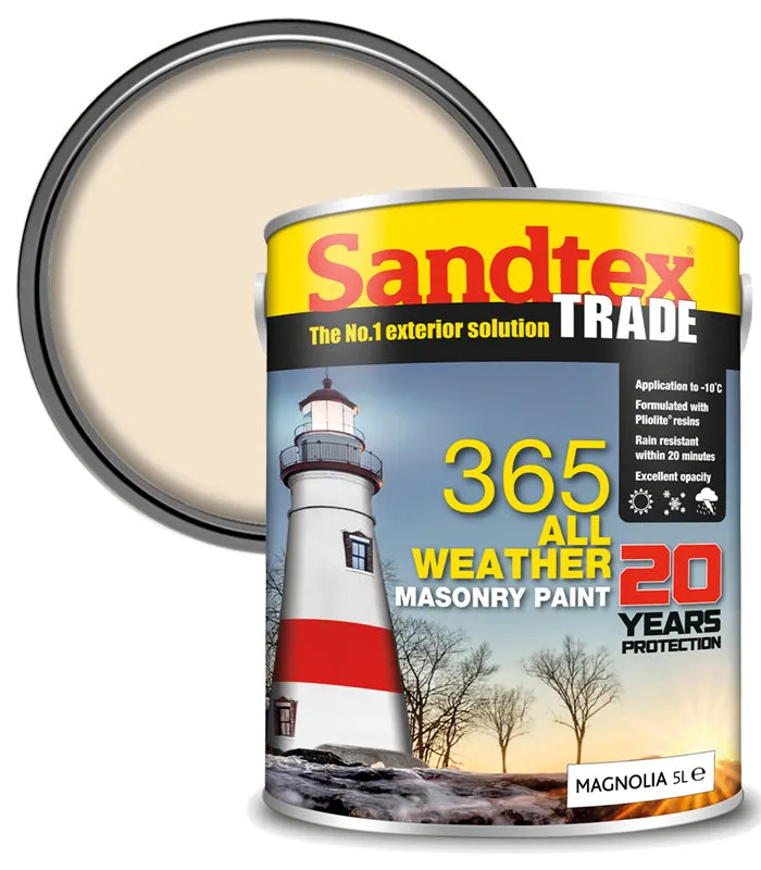 Sandtex Trade 365 All Weather Masonry Paint - 5 Litres