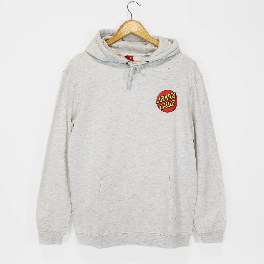 Santa Cruz - Classic Dot Pullover Hooded Sweatshirt - Athletic Heather