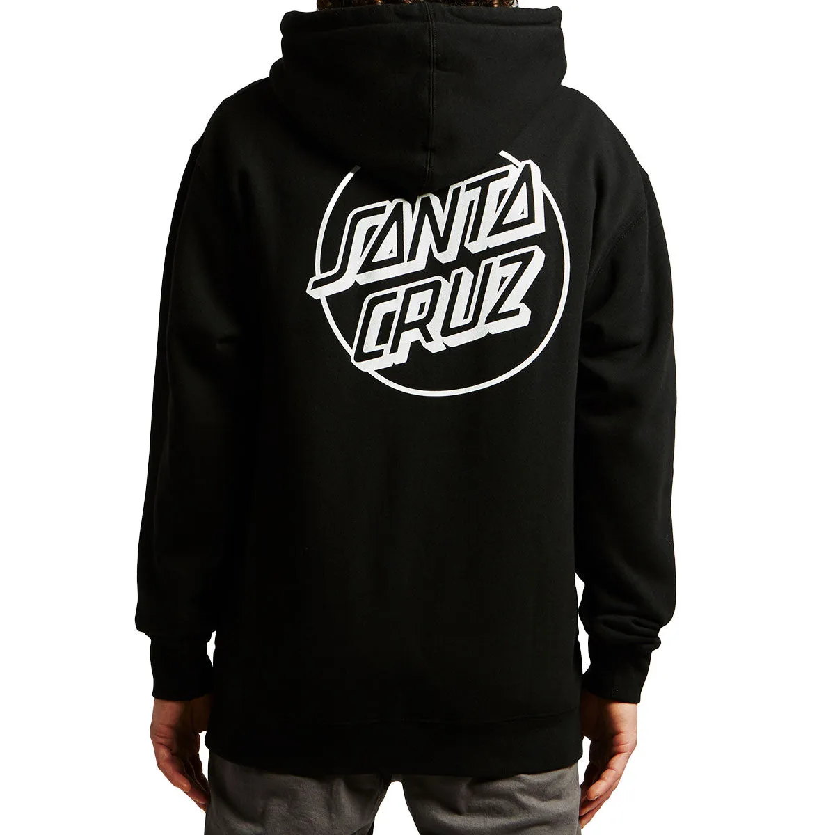 Santa Cruz Opus Dot Pullover Hoodie - Black/White