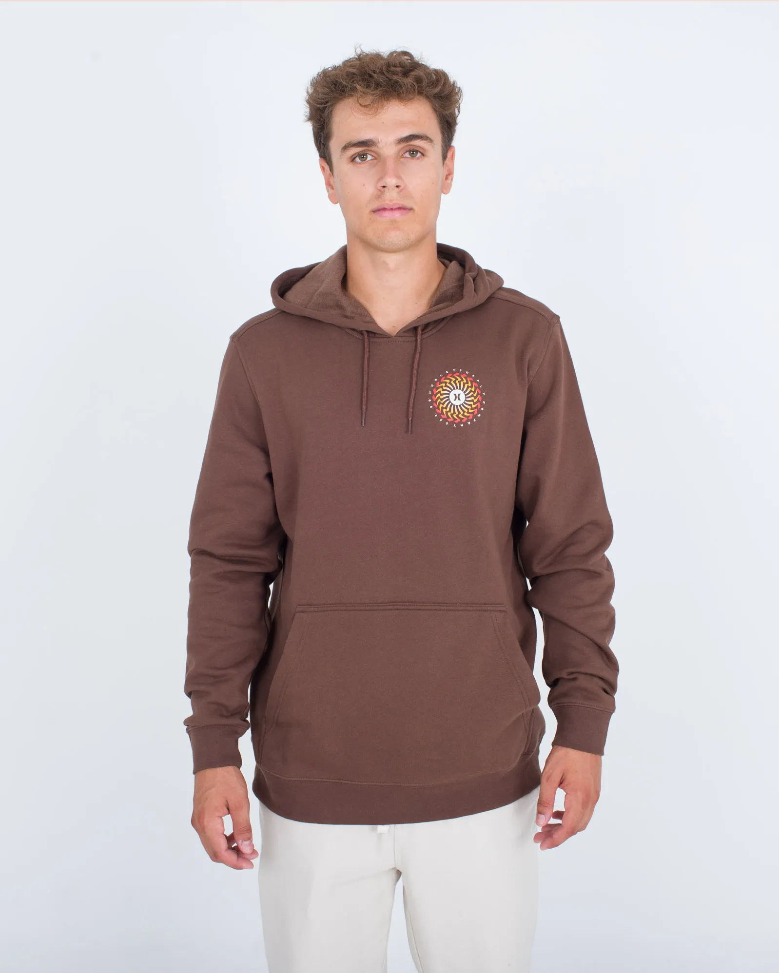 Saw Sun Hoodie in Espresso