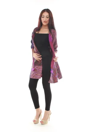 Silk Zen Jacket (Pink)