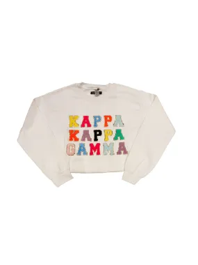 Sorority Varsity Sweatshirt: Kappa Kappa Gamma