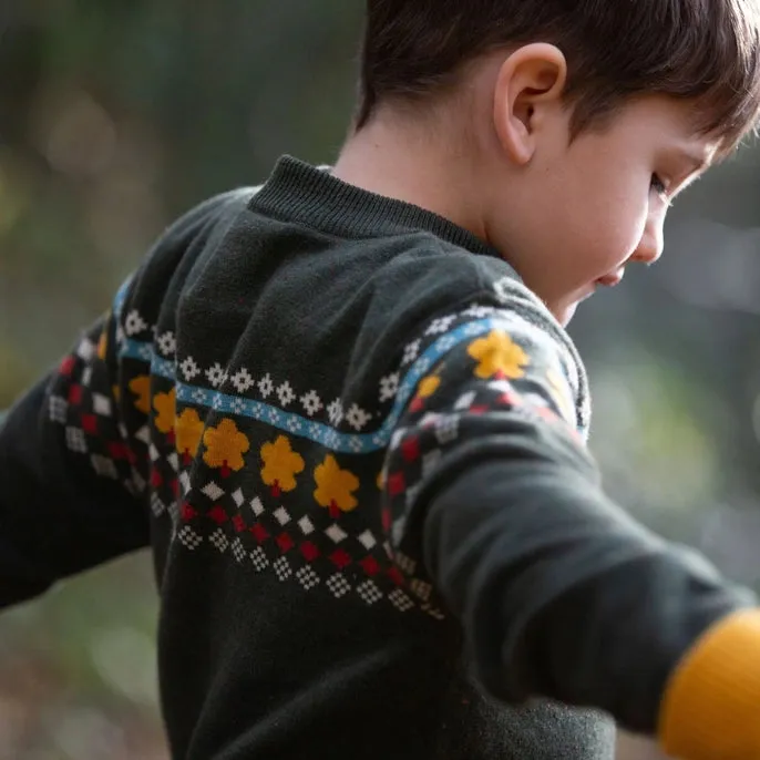 Strickpullover Autumn Leaf Fair Isle