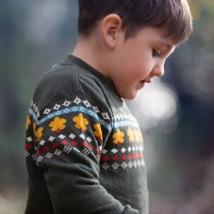 Strickpullover Autumn Leaf Fair Isle