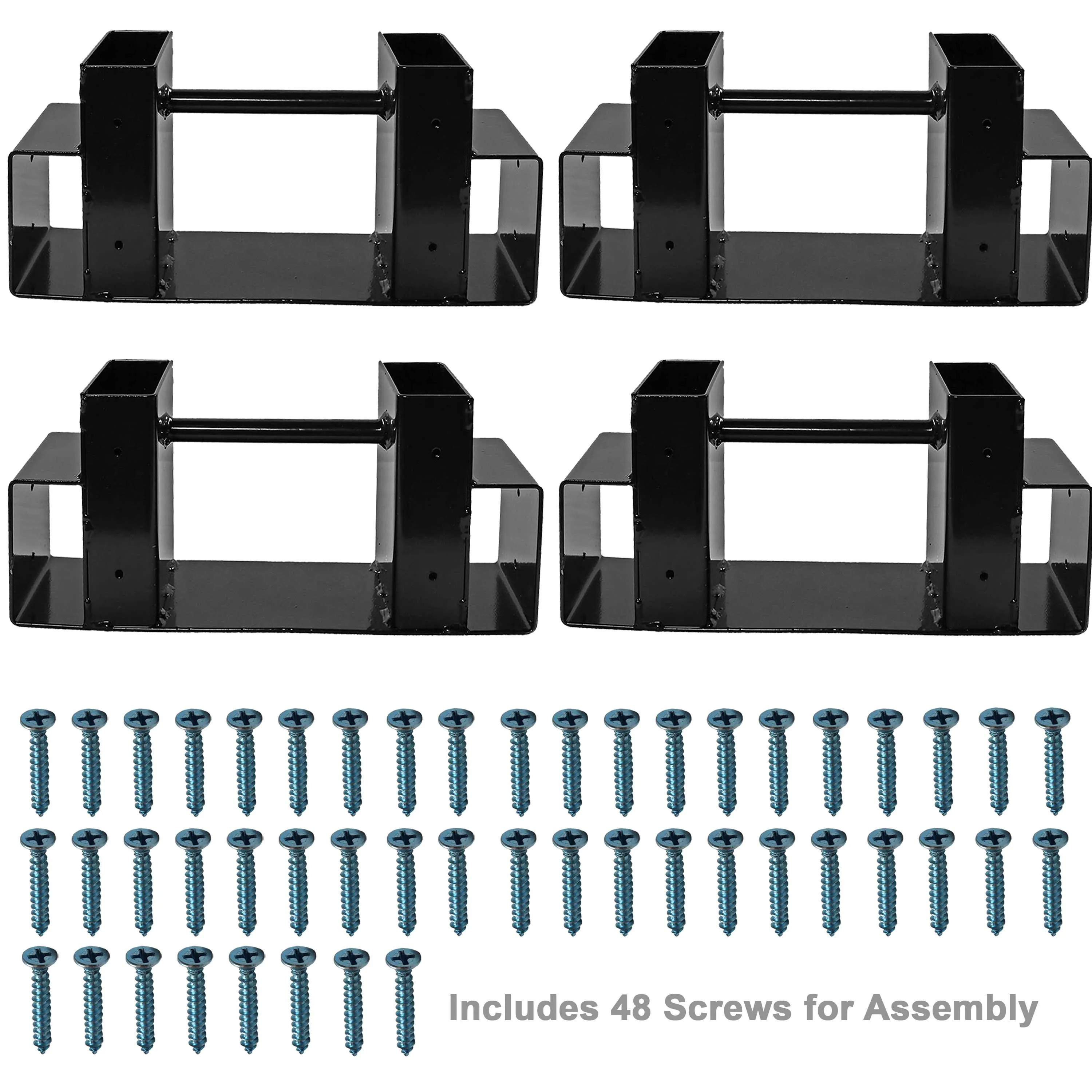 Sunnydaze Deluxe Firewood Log Rack Brackets