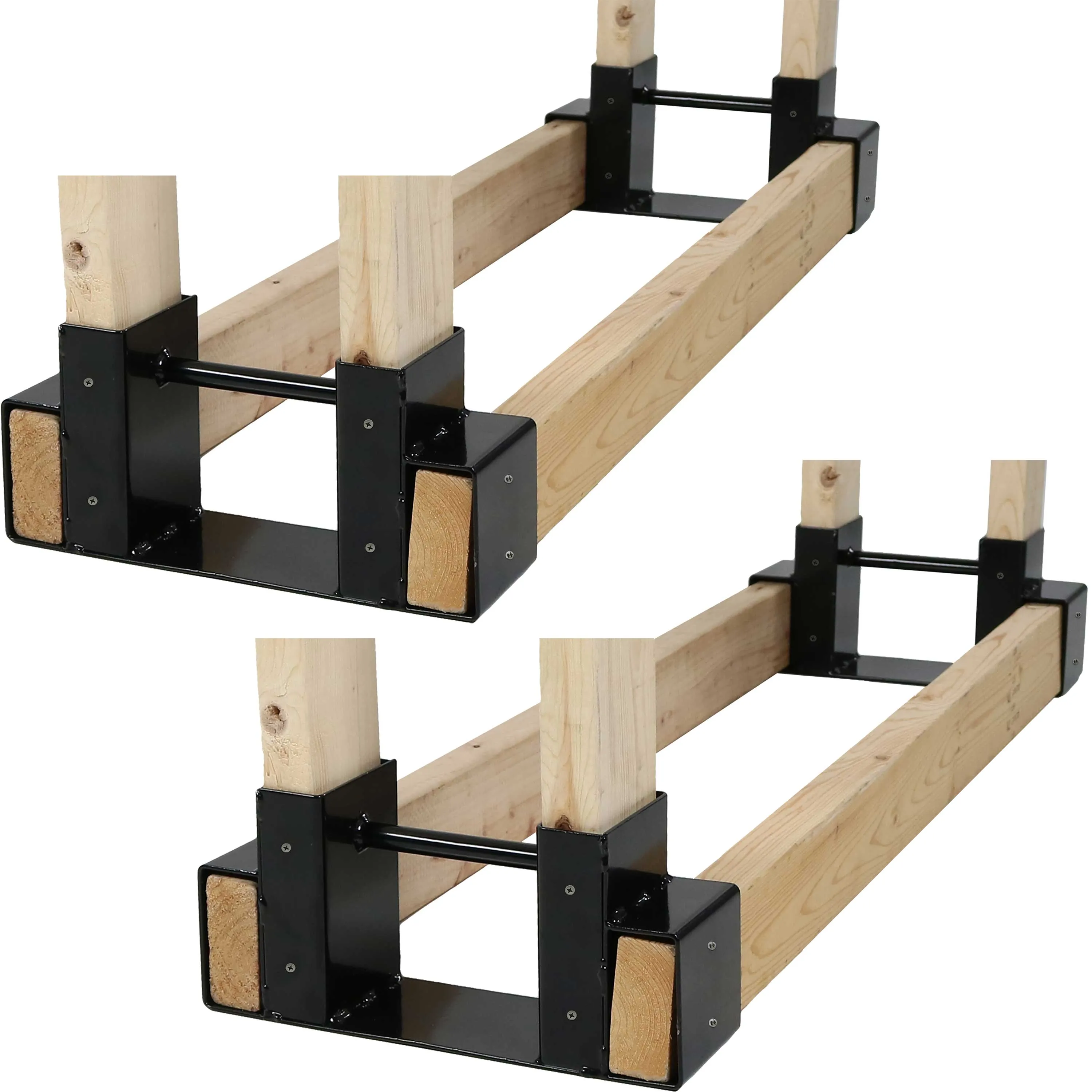 Sunnydaze Deluxe Firewood Log Rack Brackets