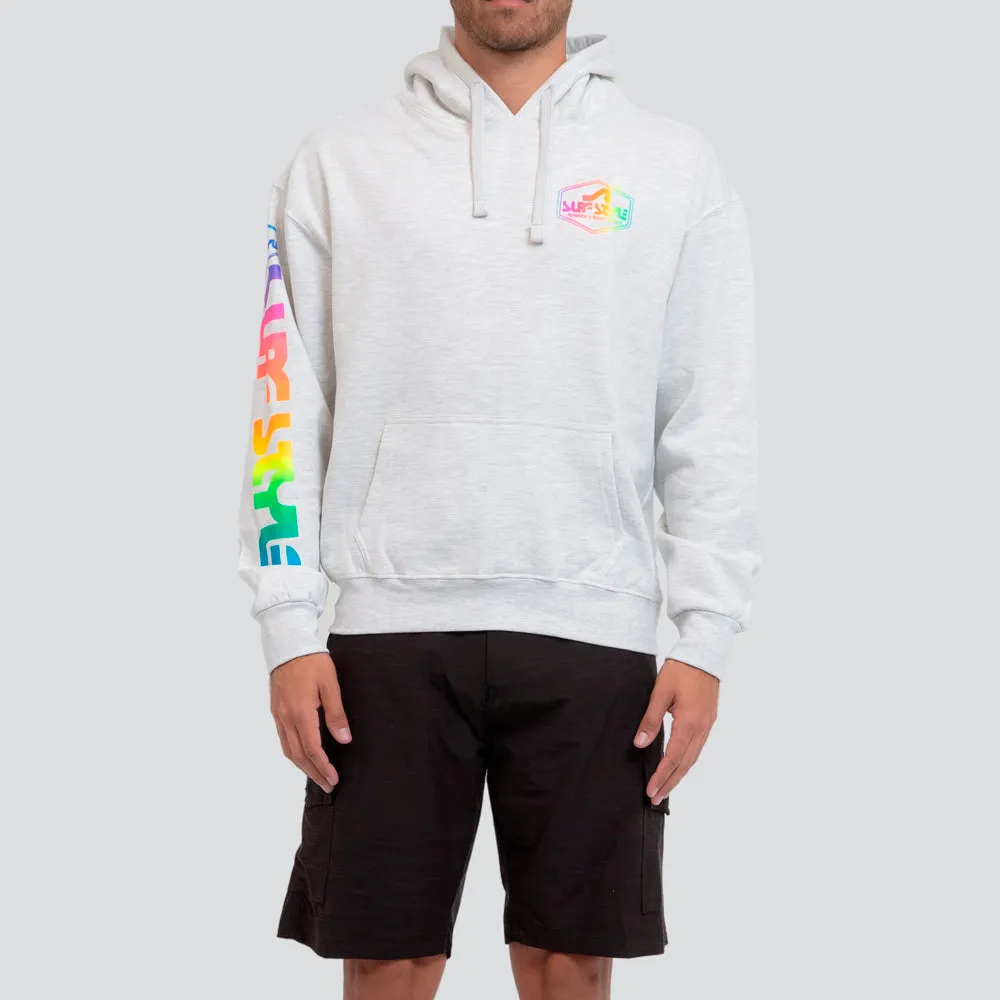 Surf Style Pullover Shield Hoodie