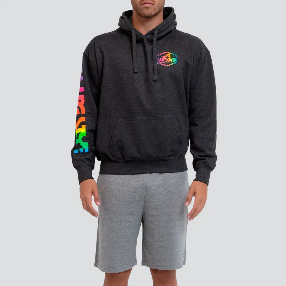 Surf Style Pullover Shield Hoodie