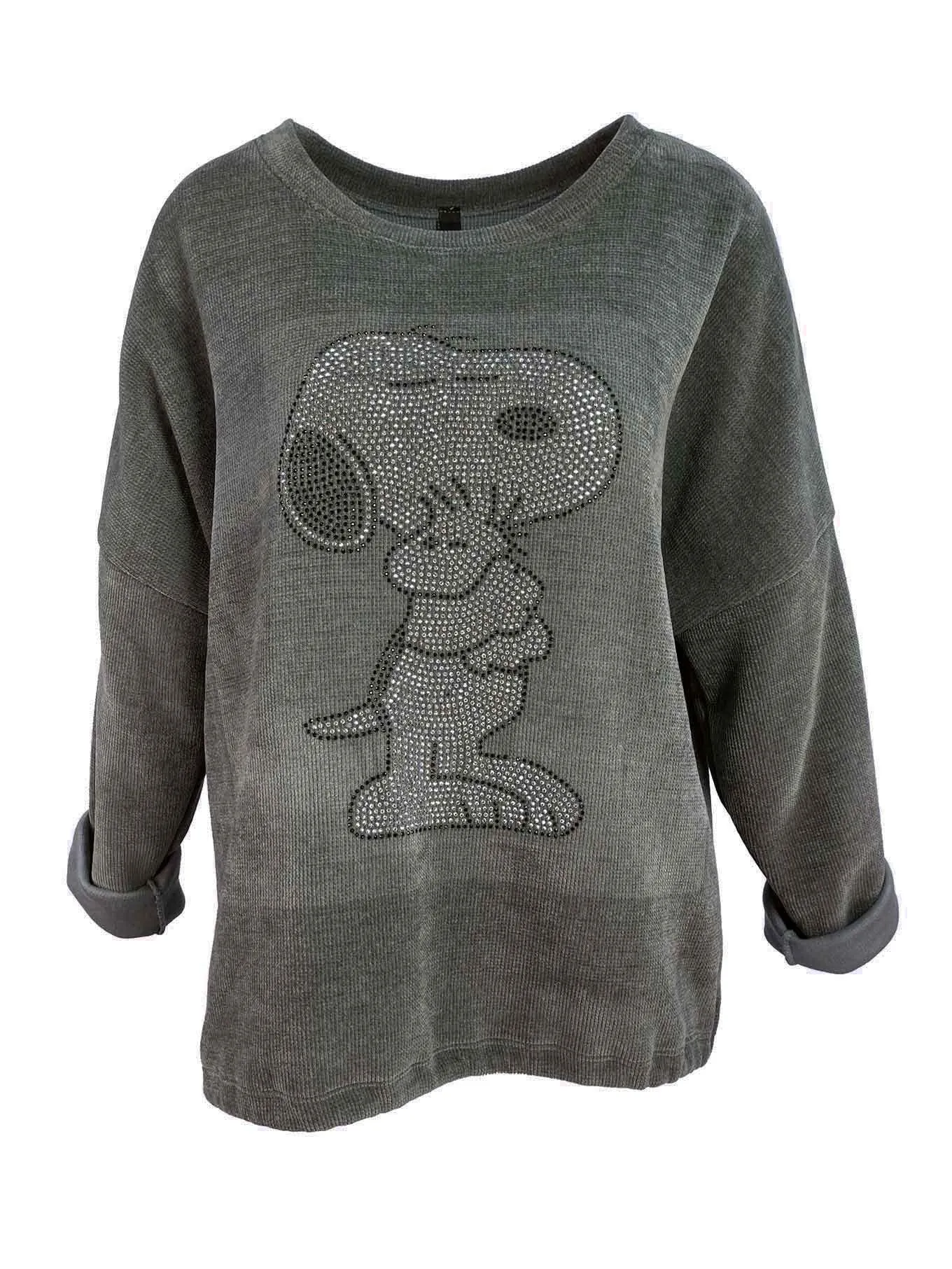 Sweatshirt Snoopy midi carbon grau