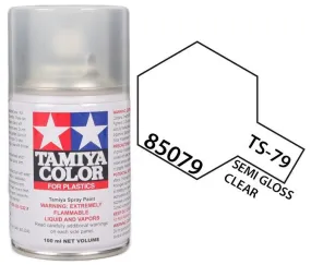 Tamiya 85079 TS-79 Semi Gloss Clear Top Coat Lacquer Spray Paint 100ml TAM85079