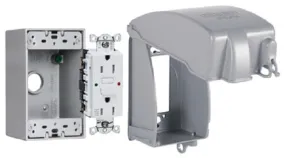 Taymac MKG4280SS Extra Duty® In-Use Cover/Box & Self Test GFCI Receptacle Kit