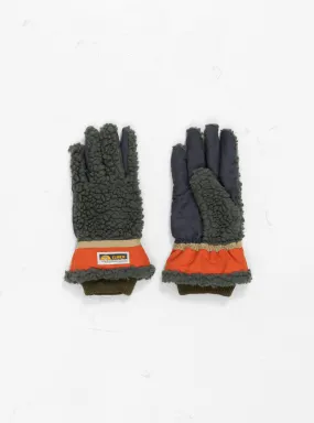 Teddy 5 Finger Glove Khaki