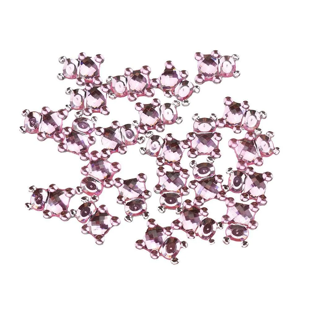 Teddy Bear Gem Confetti, 5/8-Inch, 36-Count