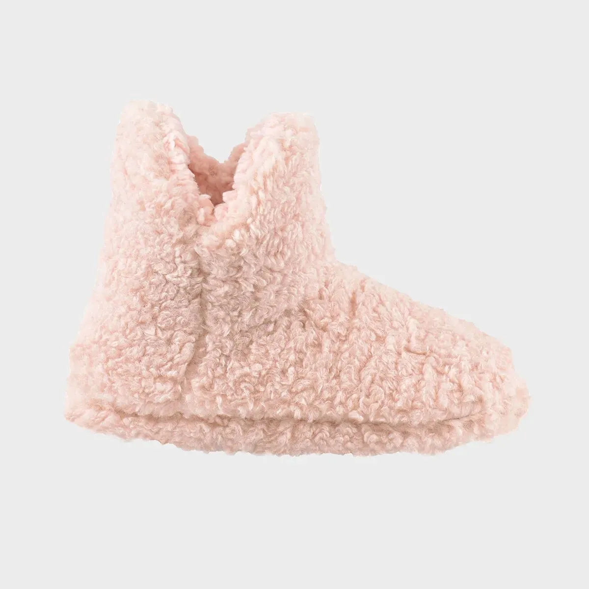 Teddy Fleece Bootie Slipper