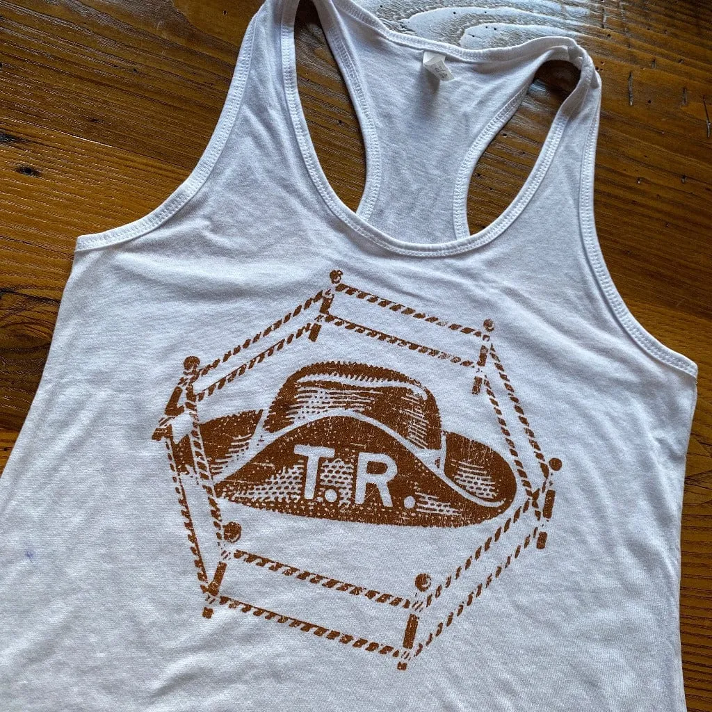 Teddy Roosevelt “Hat in the ring” presidential campaign Tank top for women- Very limited