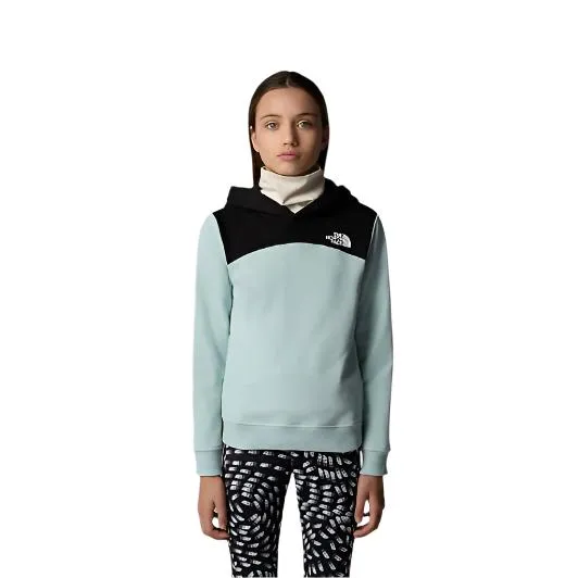 The North Face Girls Back Logo Relaxed Pullover Hoodie Muted Pine