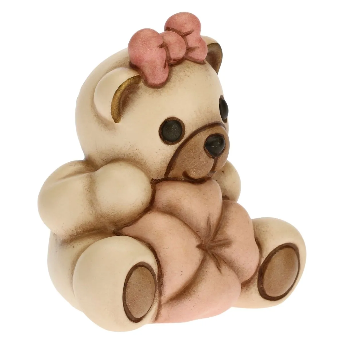 Thun - teddy con quadrifoglio portafortuna rosa| rohome