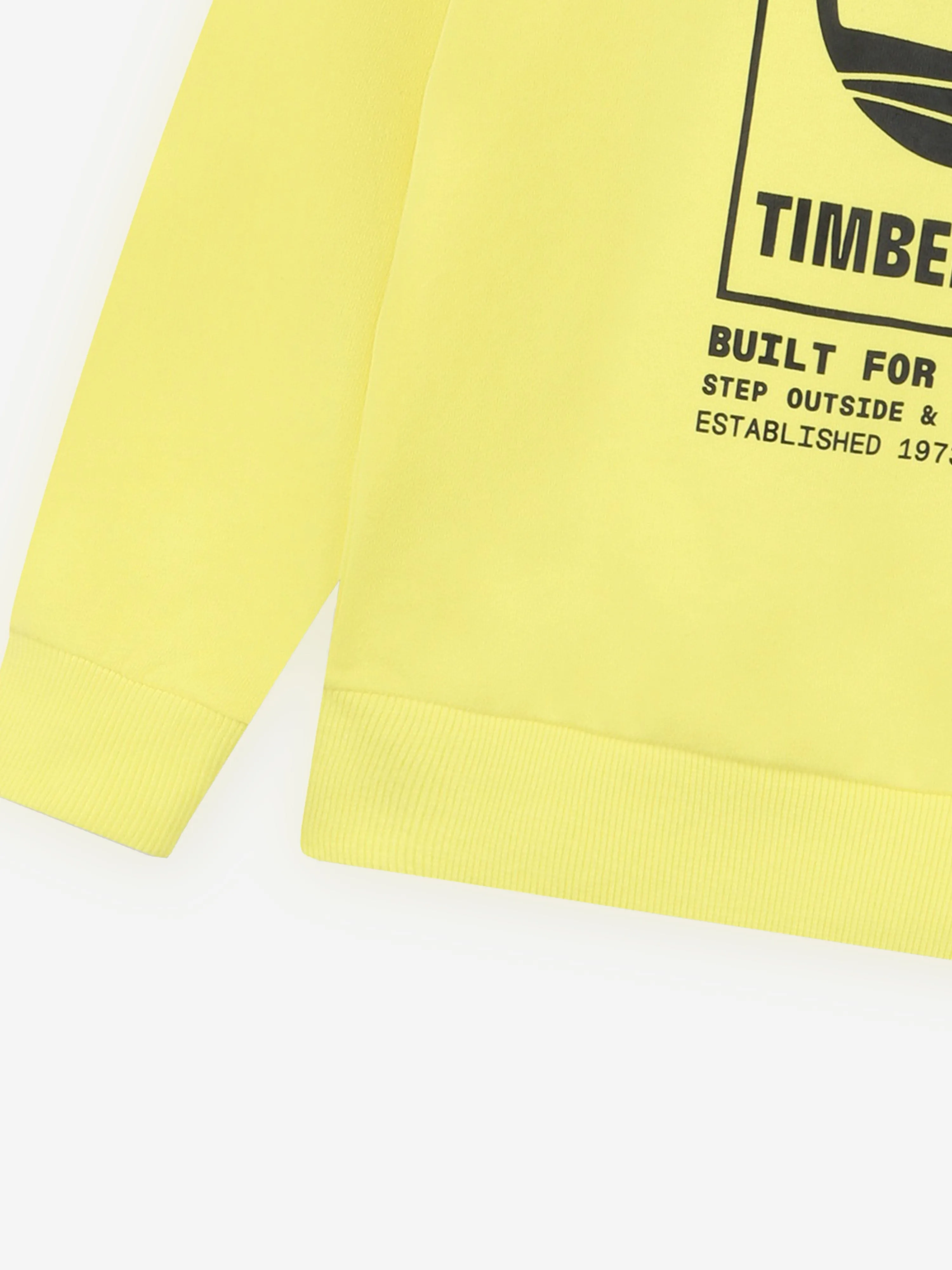 Timberland Boys Logo Sweatshirt in Yellow