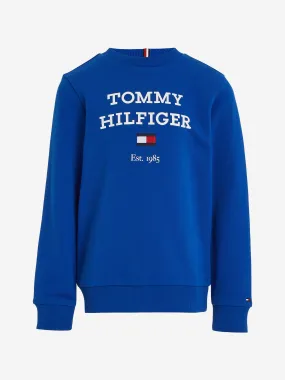 Tommy Hilfiger Boys Logo Sweatshirt in Blue