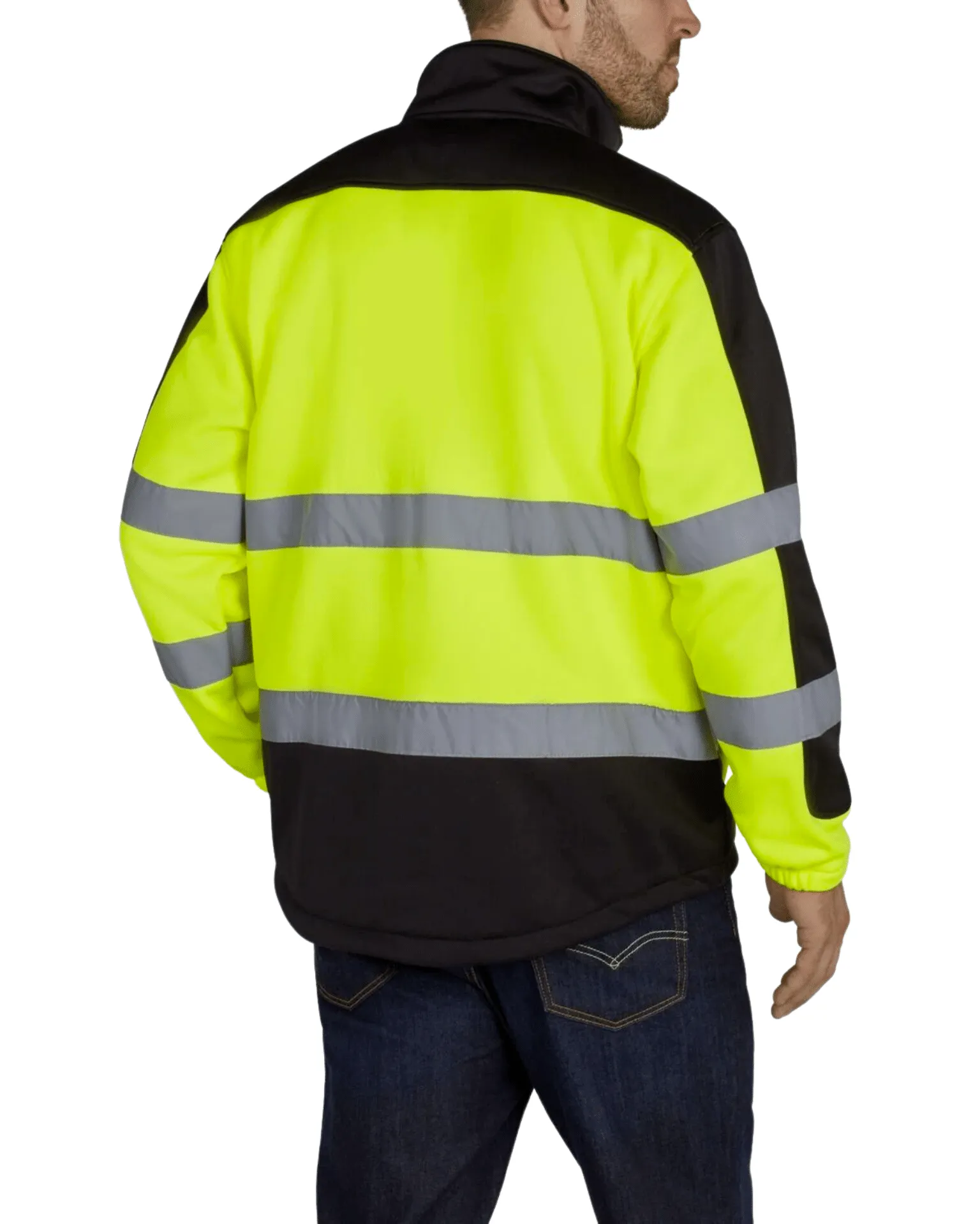 UHV427 HiVis Full Zip Soft Shell Jacket