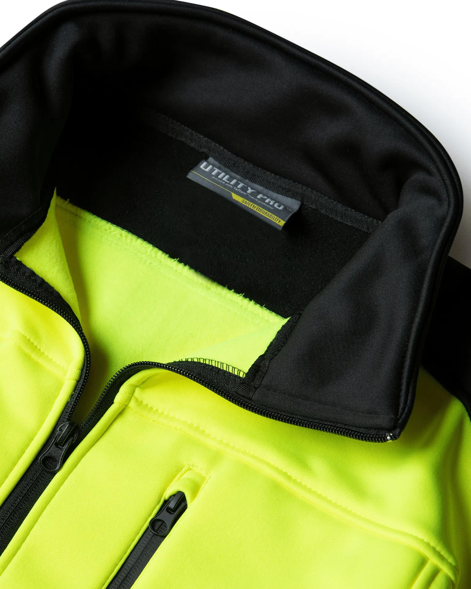 UHV427 HiVis Full Zip Soft Shell Jacket