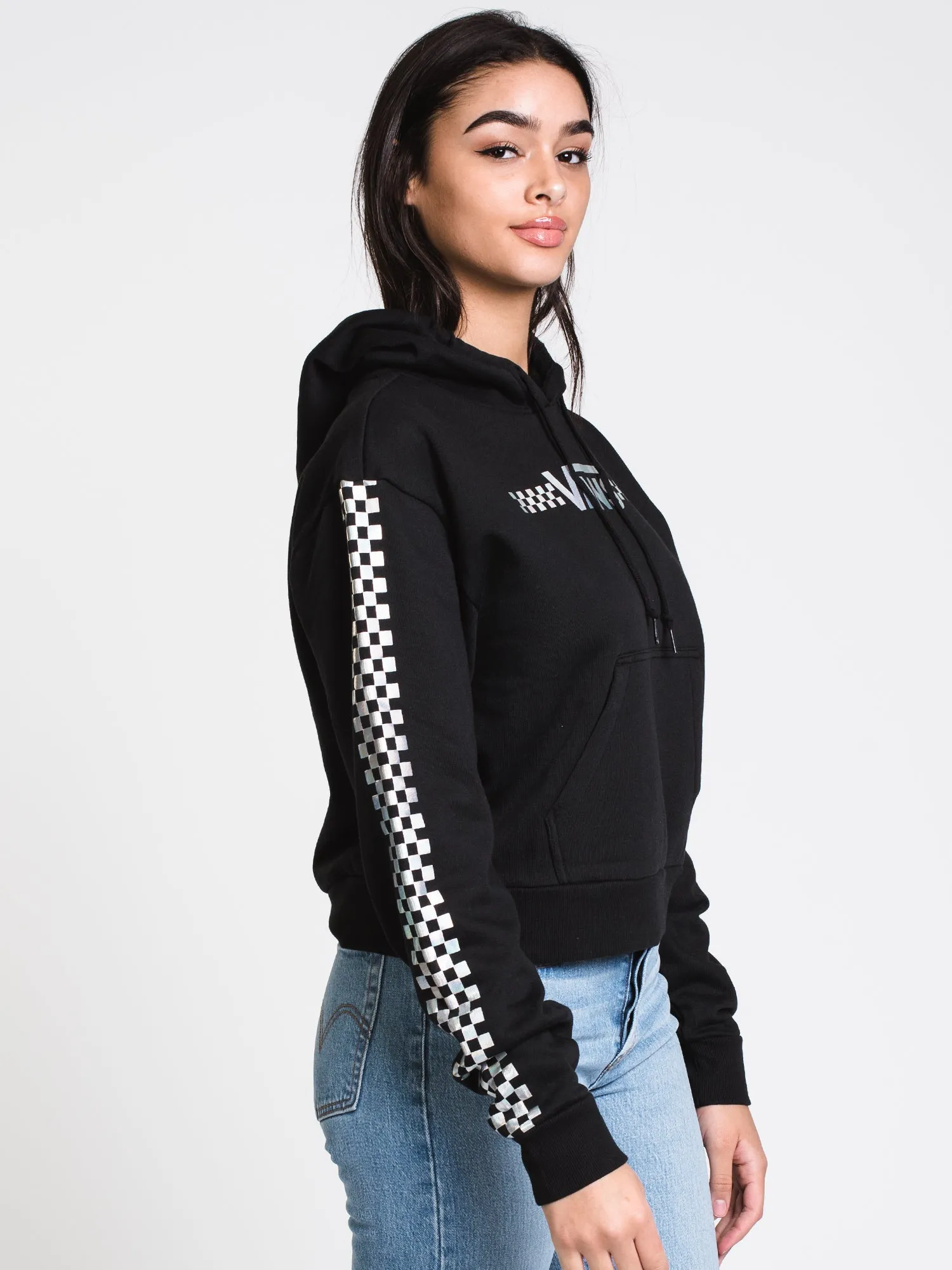 VANS SHINE IT CROP PULLOVER HOODIE  - CLEARANCE