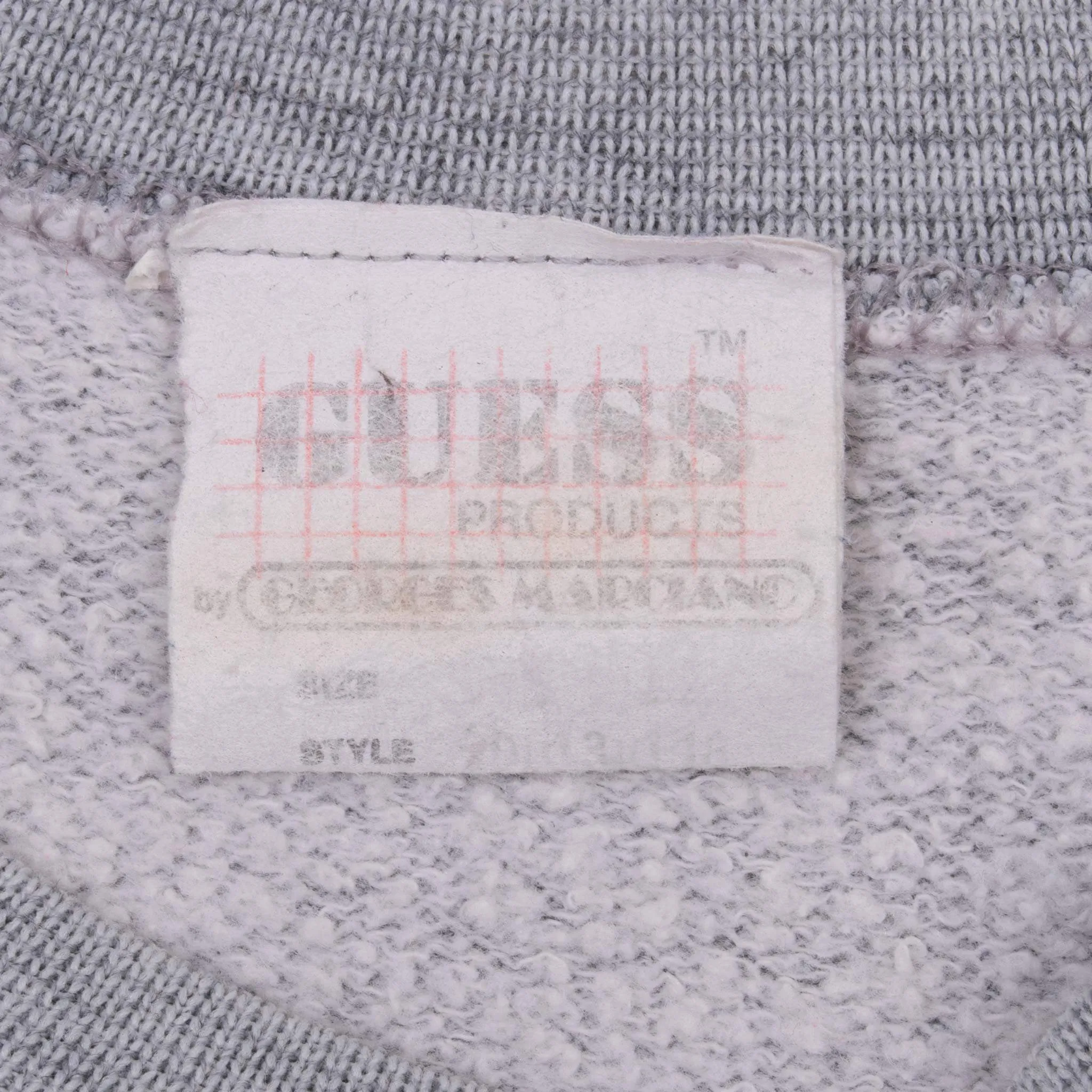 VINTAGE GUESS JEANS EMBROIDERED SWEATSHIRT 1990S SIZE XL MADE IN USA