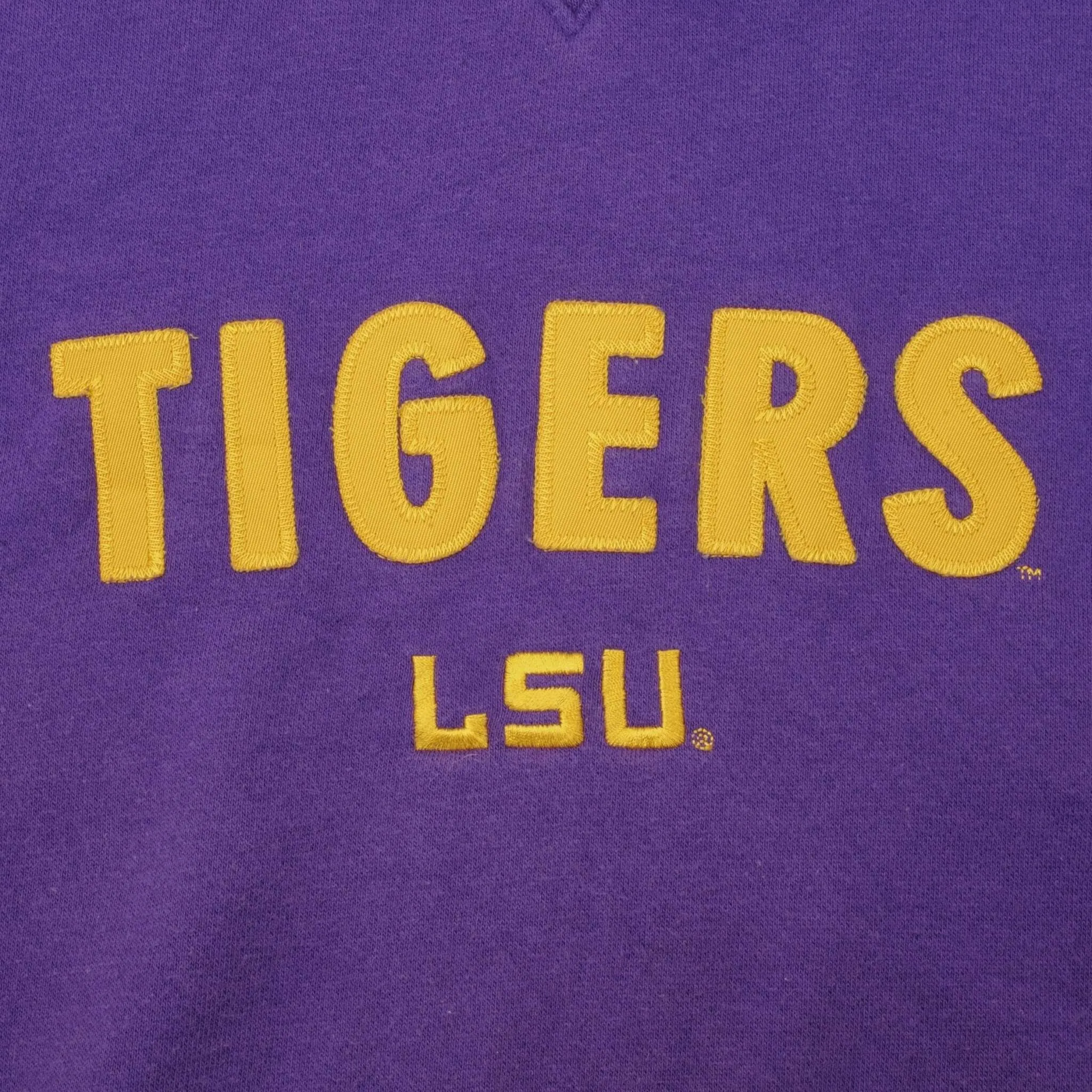 VINTAGE NIKE LSU TIGERS 1990S PURPLE SWEATSHIRT SIZE XL