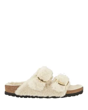 W Arizona Big Buckle Teddy Eggshell Suede