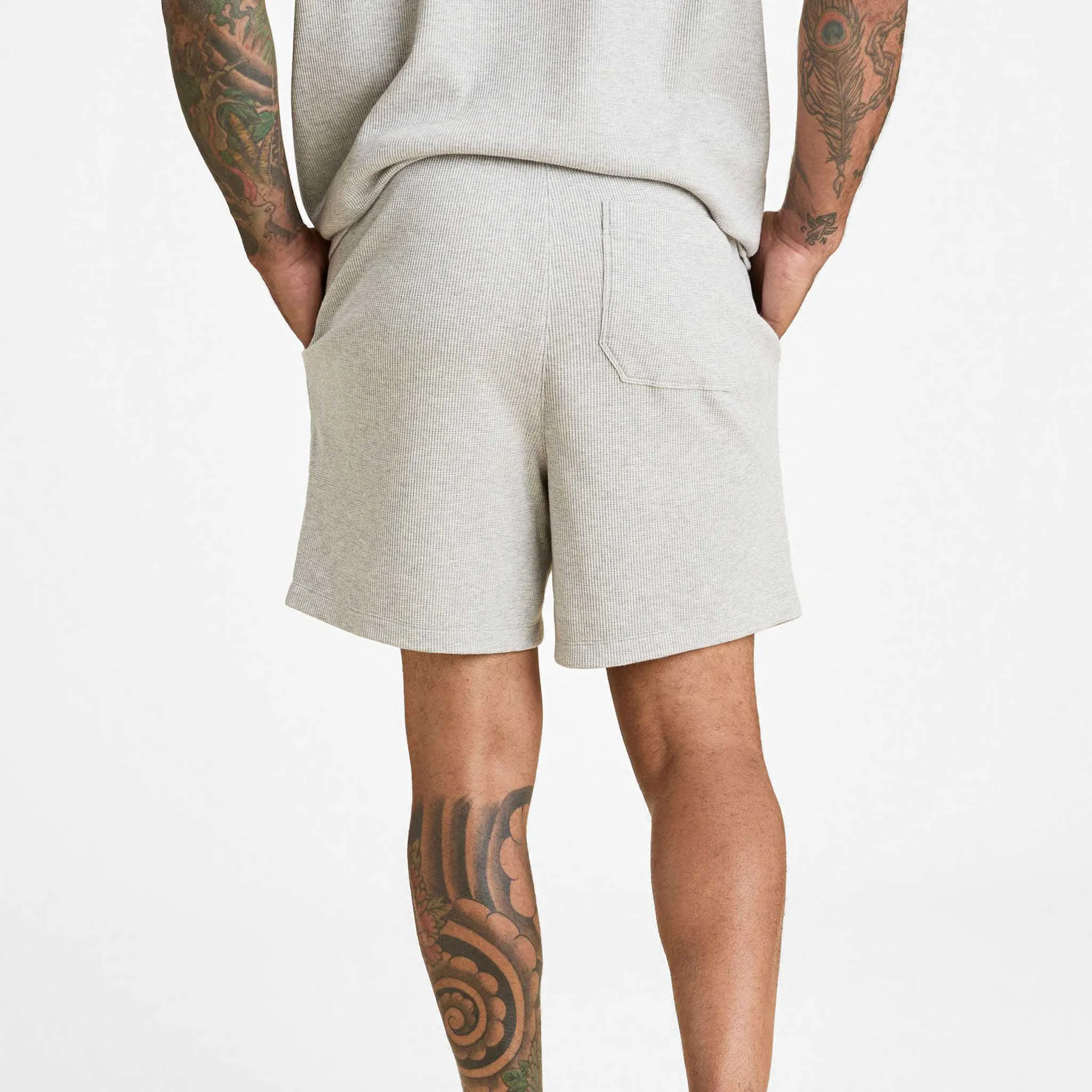 Waffle Short | Heather Grey