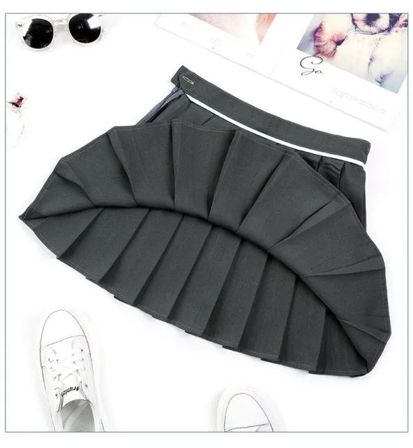 Women High Waist Pleated Skirt | High Waist Skirt | Tennis Skirt | Mini-Skirt | Girls Dance Skirt | Kawaii Skirts For Girl | School Skirts