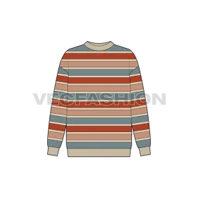 Women Striped Pullover Sweater