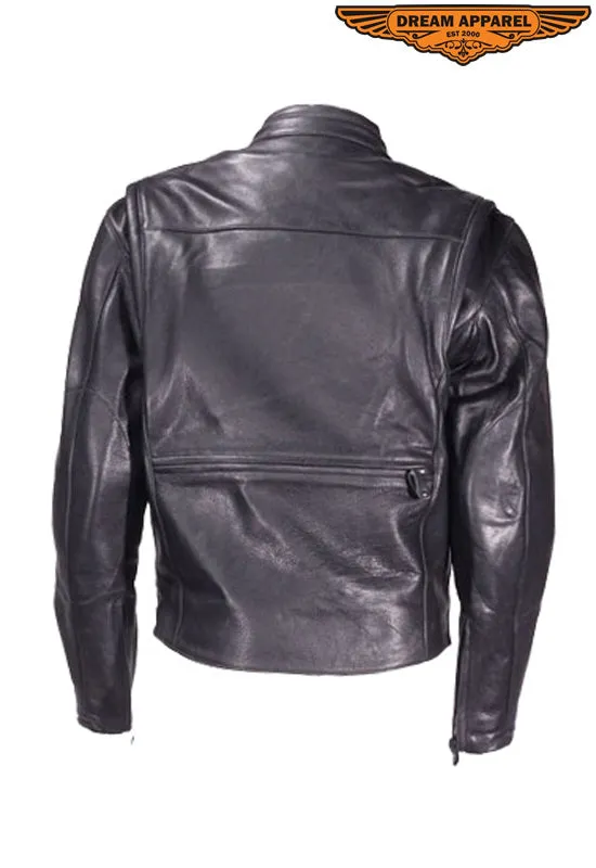 Women's Leather Jacket With Removable Liner