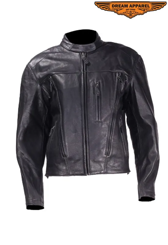 Women's Leather Jacket With Removable Liner