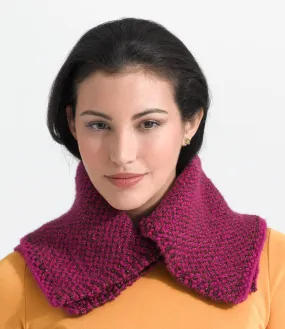 Woven Look Neck Warmer (Knit) - Version 2